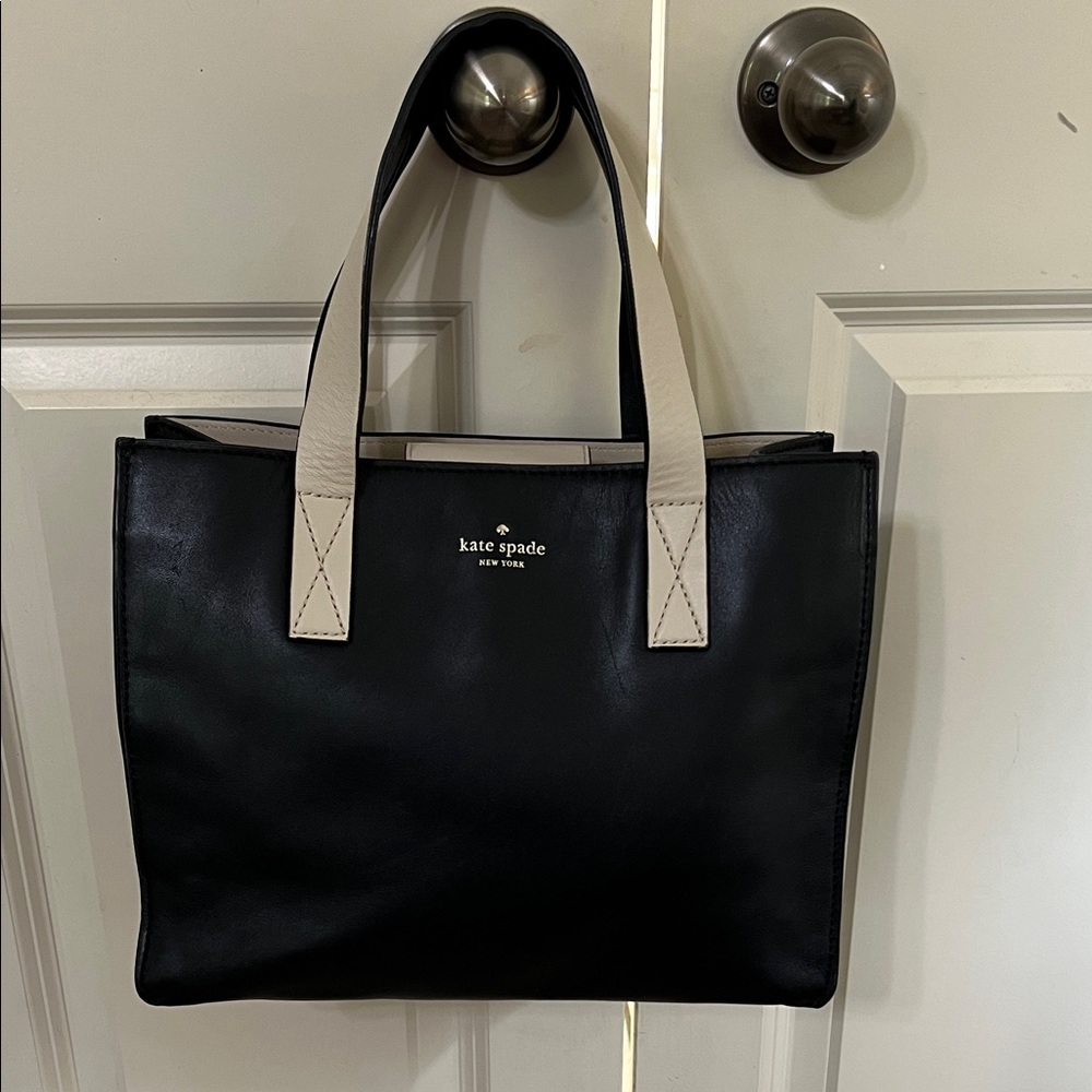 Kate Spade Black and Tan Handbag